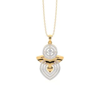 Business Sequins Diamond Pendant